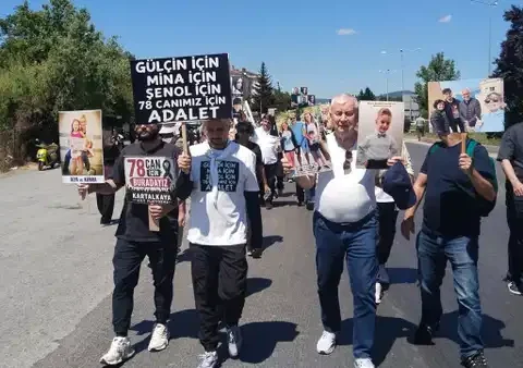 Boludan baslayan 186 kilometrelik 78 can icin adalet yuruyusu ulusta tamamlanacak FLIx4pUQ